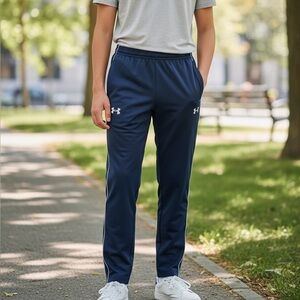 Mens navy joggers